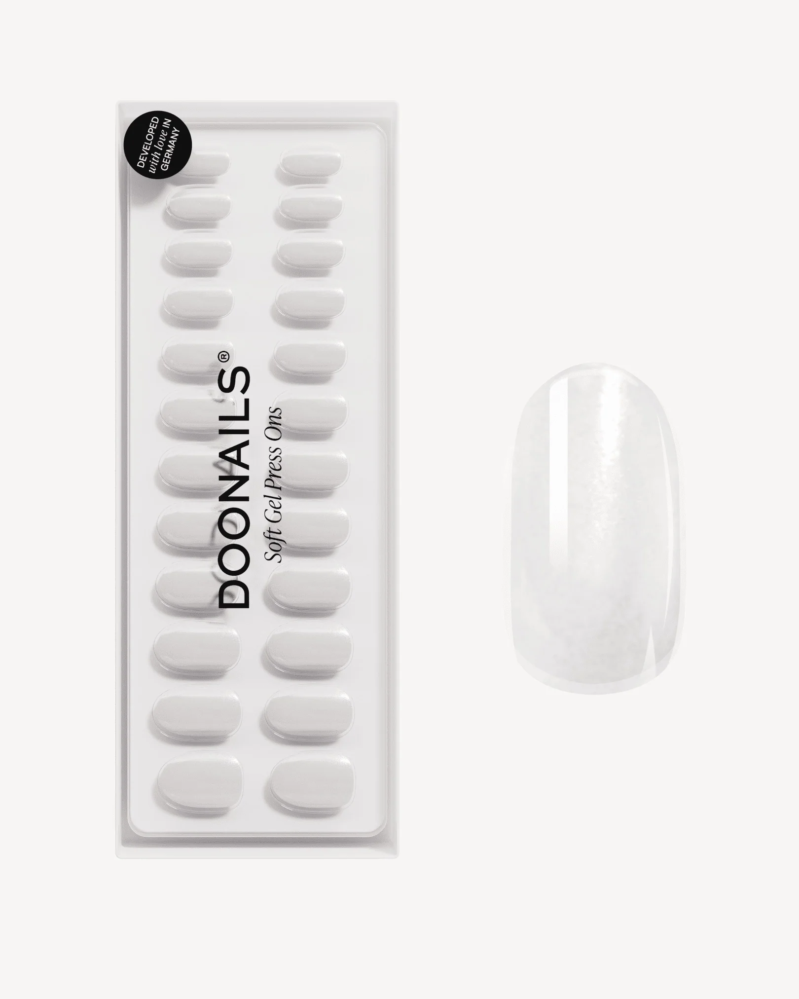 Milkshake Medium Round Soft Gel Press Ons