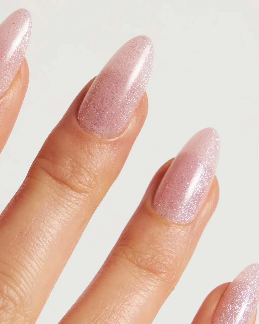 Rose Cat Eye Medium Almond Soft Gel Press Ons