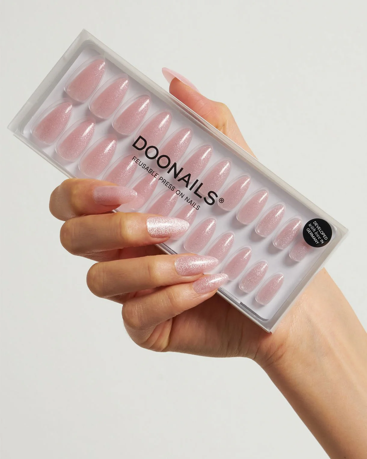 Rose Cat Eye Medium Almond Soft Gel Press Ons 4 Rose Cat Eye Medium Almond Soft Gel Press Ons