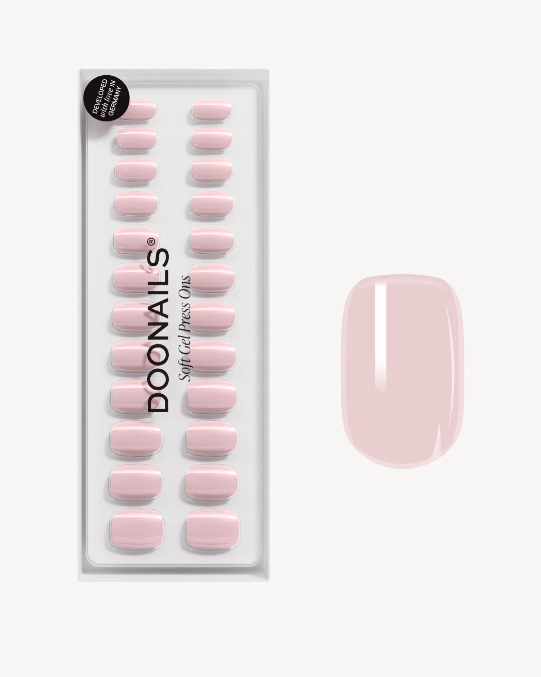 Ballerina Short Square Soft Gel Press Ons