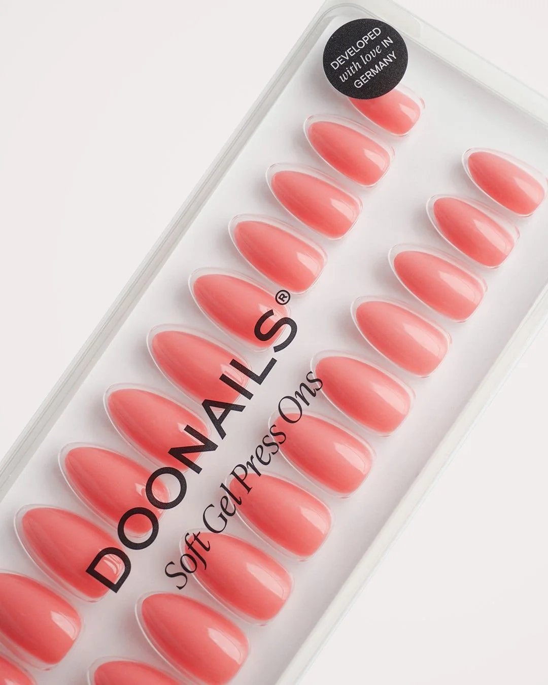 Peach Please Short Almond Soft Gel Press Ons