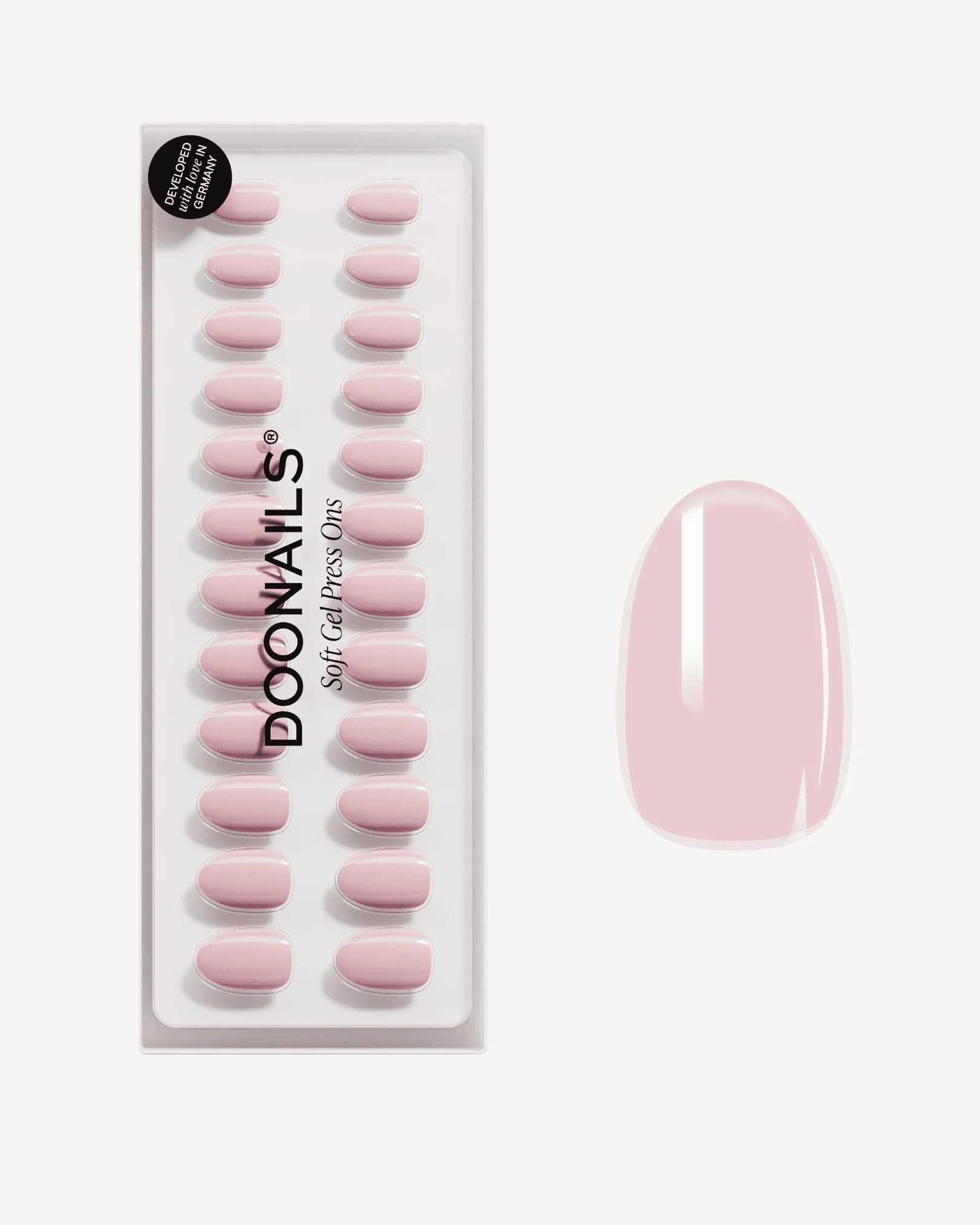 Ballerina Short Round Soft Gel Press Ons