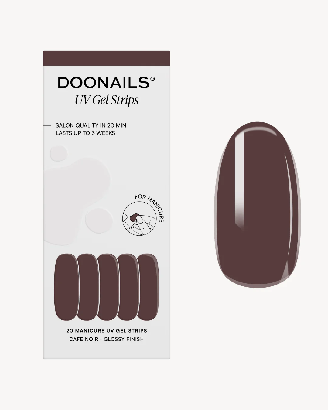 Cafe Noir Gel Strips