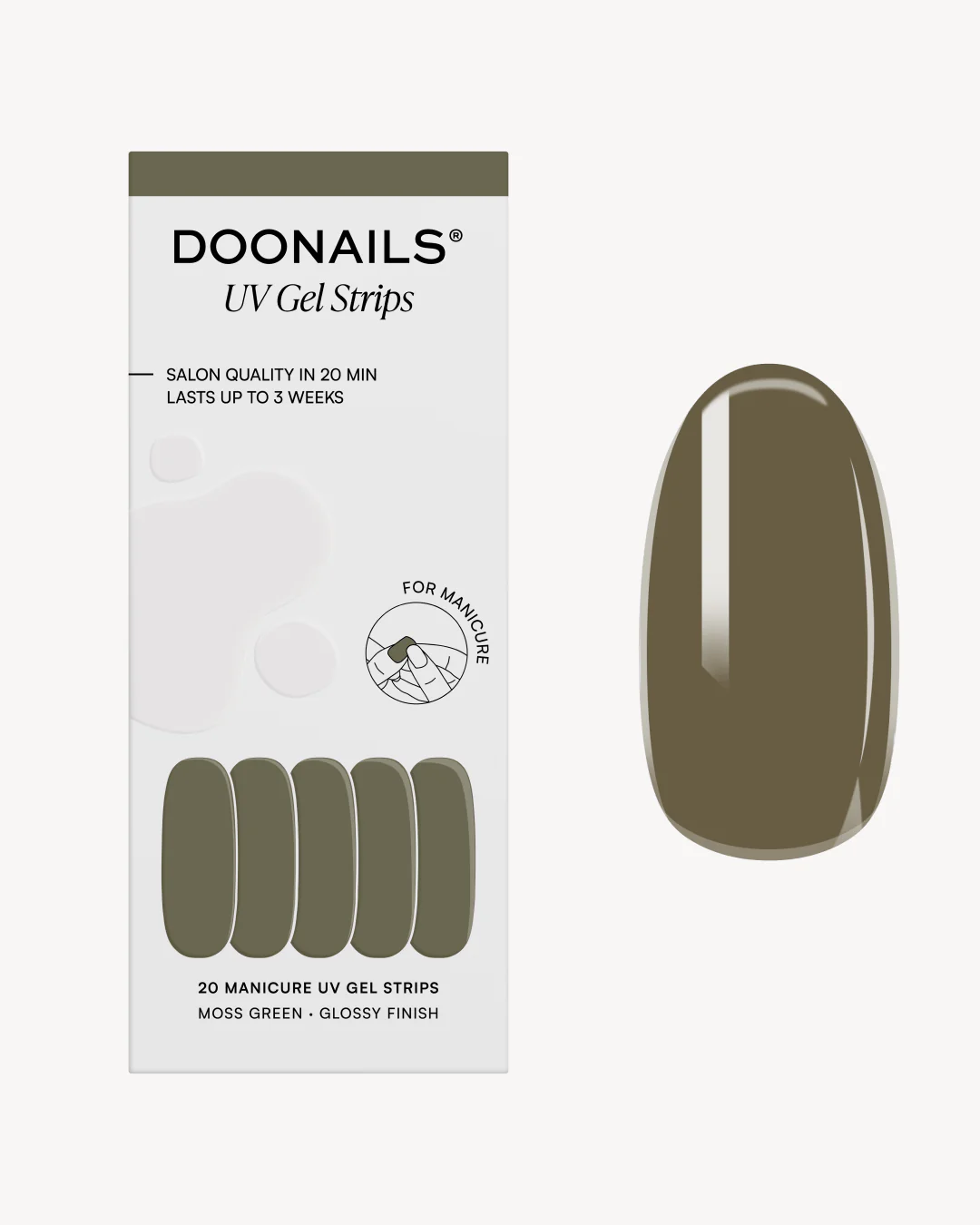 Moss Green Gel Strips