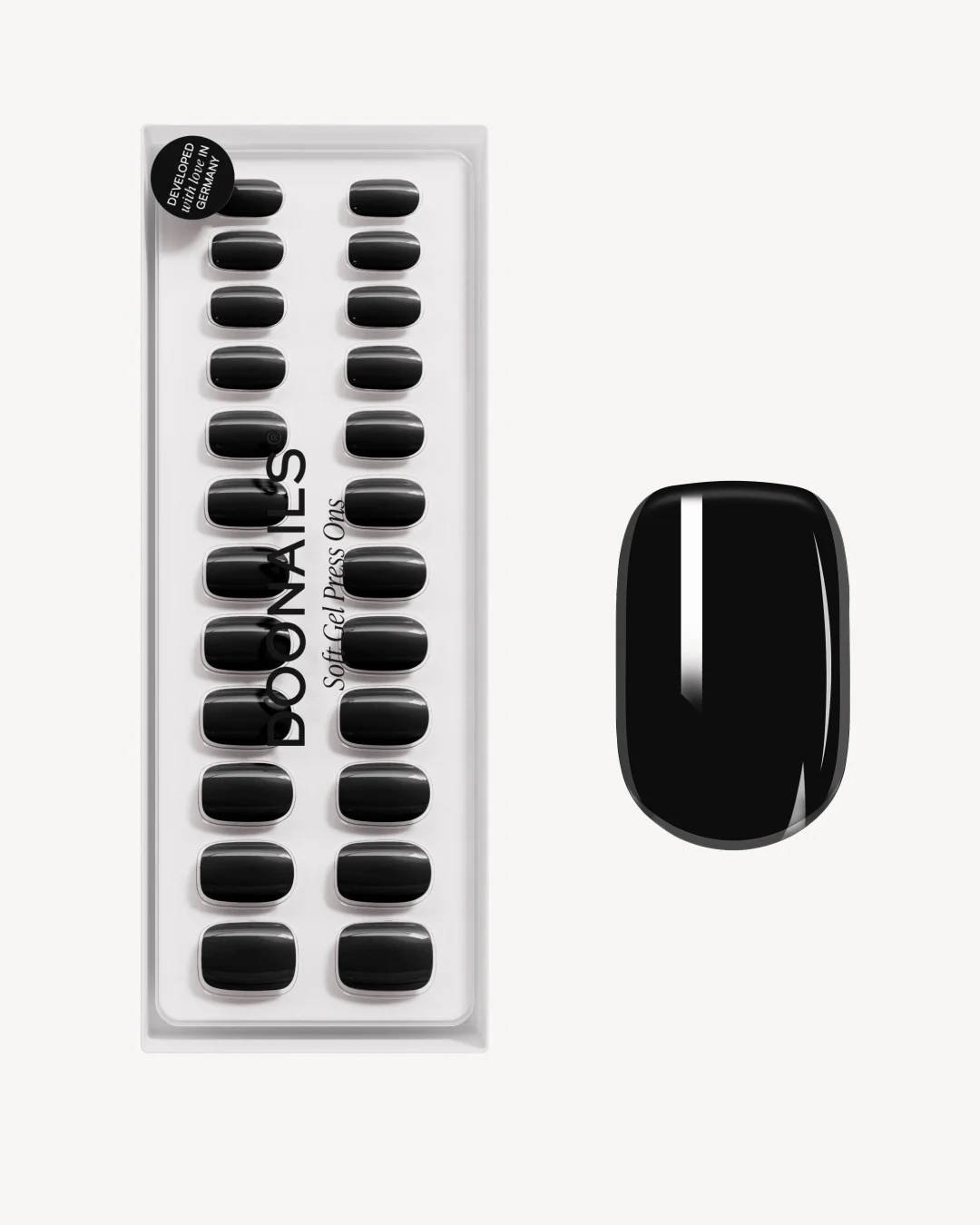 Dark Dream Short Square Soft Gel Press Ons