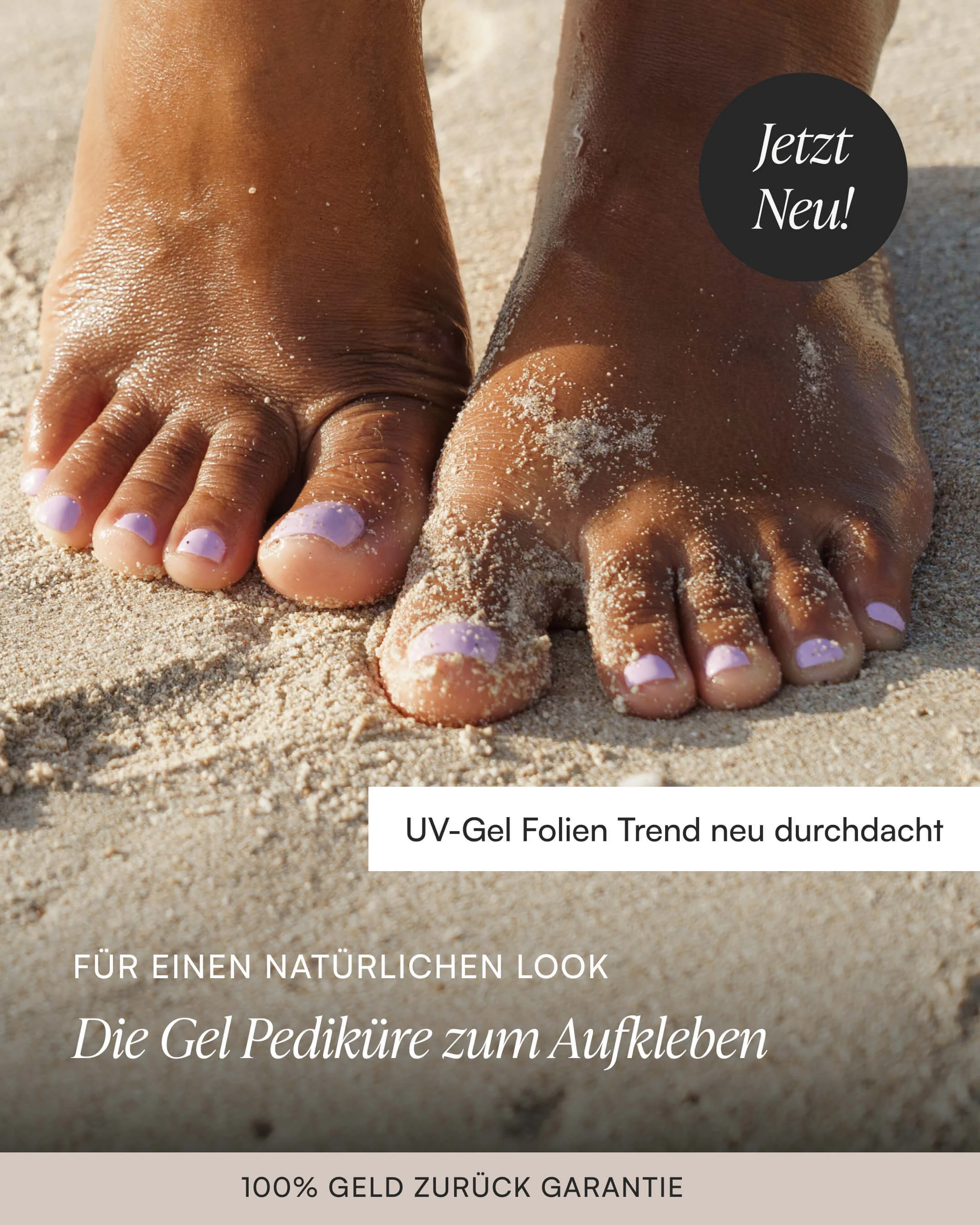 Neujahrs Starter Set - Pediküre Gel Strips