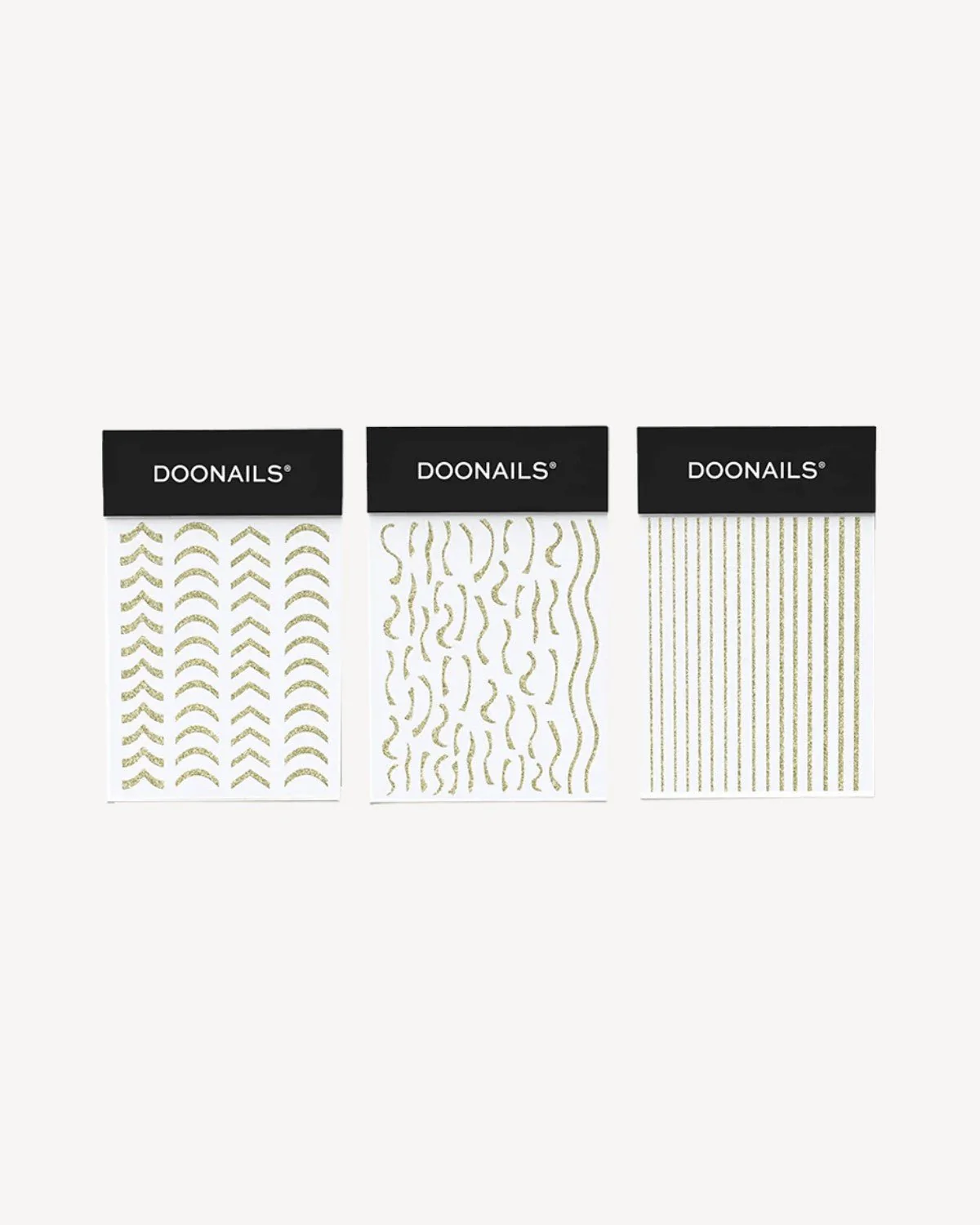 Nagelsticker Set - Gold Edition