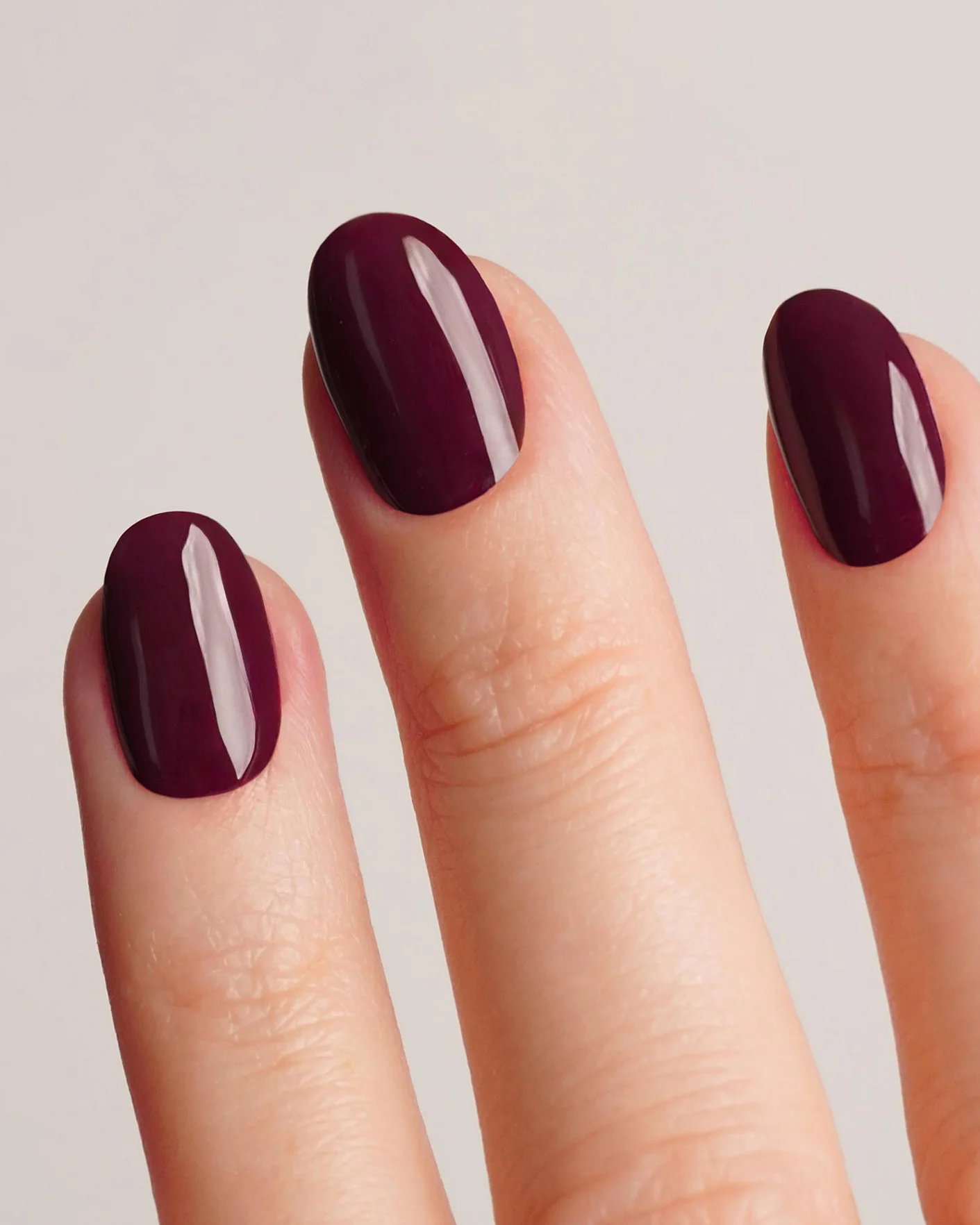 Plum Purple Mani & Pedi Set - Gel Strips 3 Plum Purple Mani & Pedi Set - Gel Strips