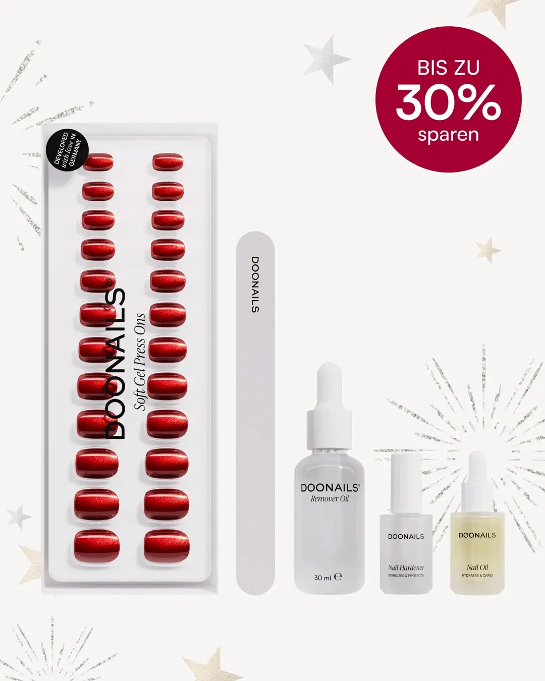 Nagelstudio Aussteiger Set - Soft Gel Press Ons
