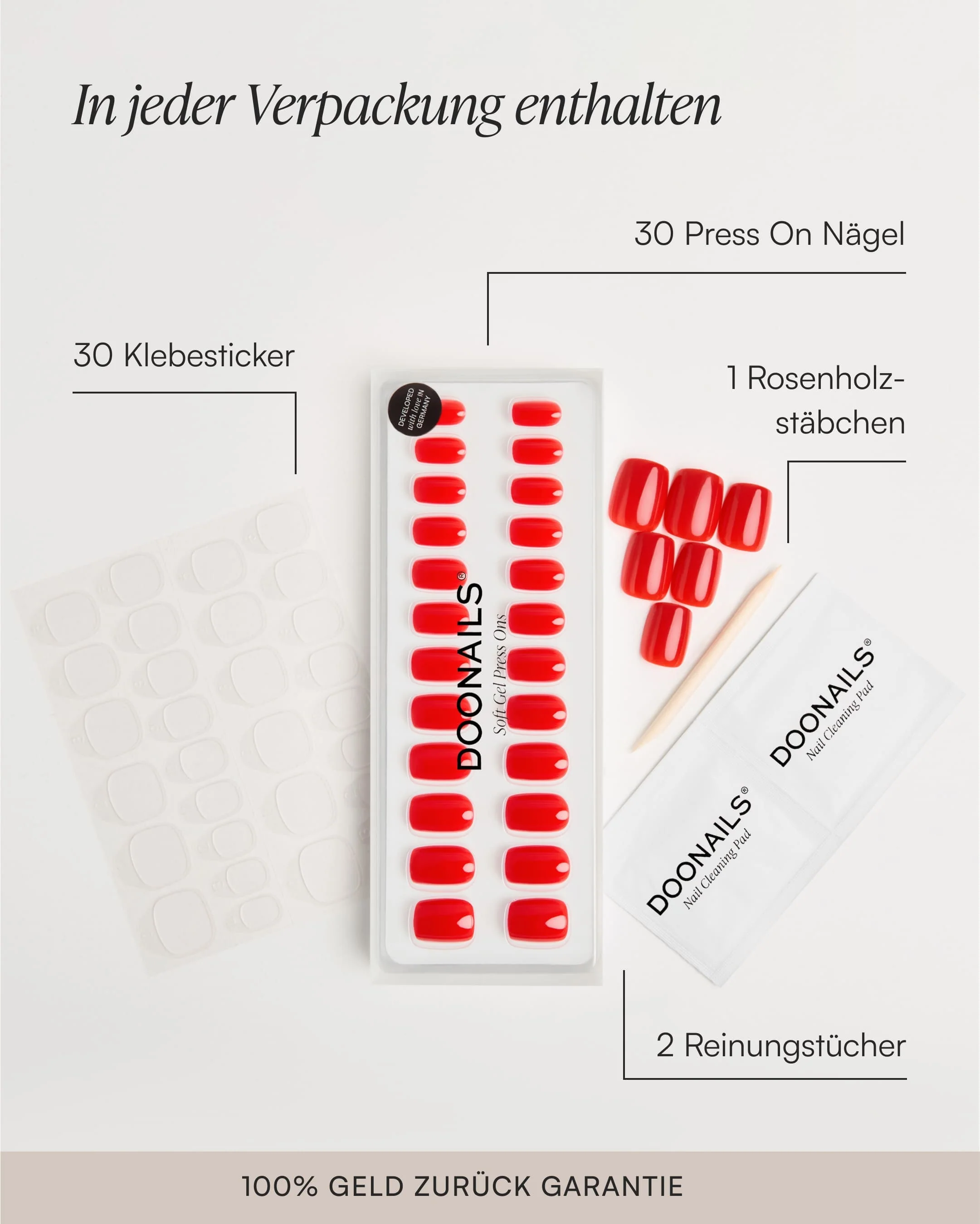 Nagelstudio Aussteiger Set - Soft Gel Press Ons